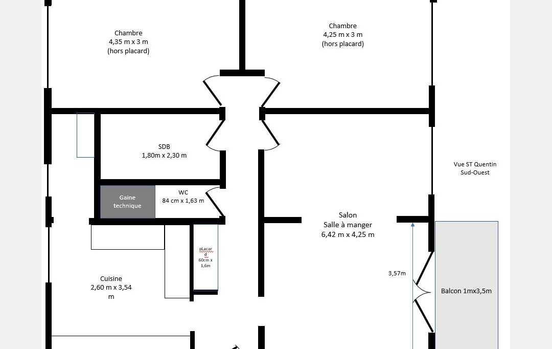 Annonces METZ : Appartement | METZ (57050) | 79 m2 | 173 300 &euro; 